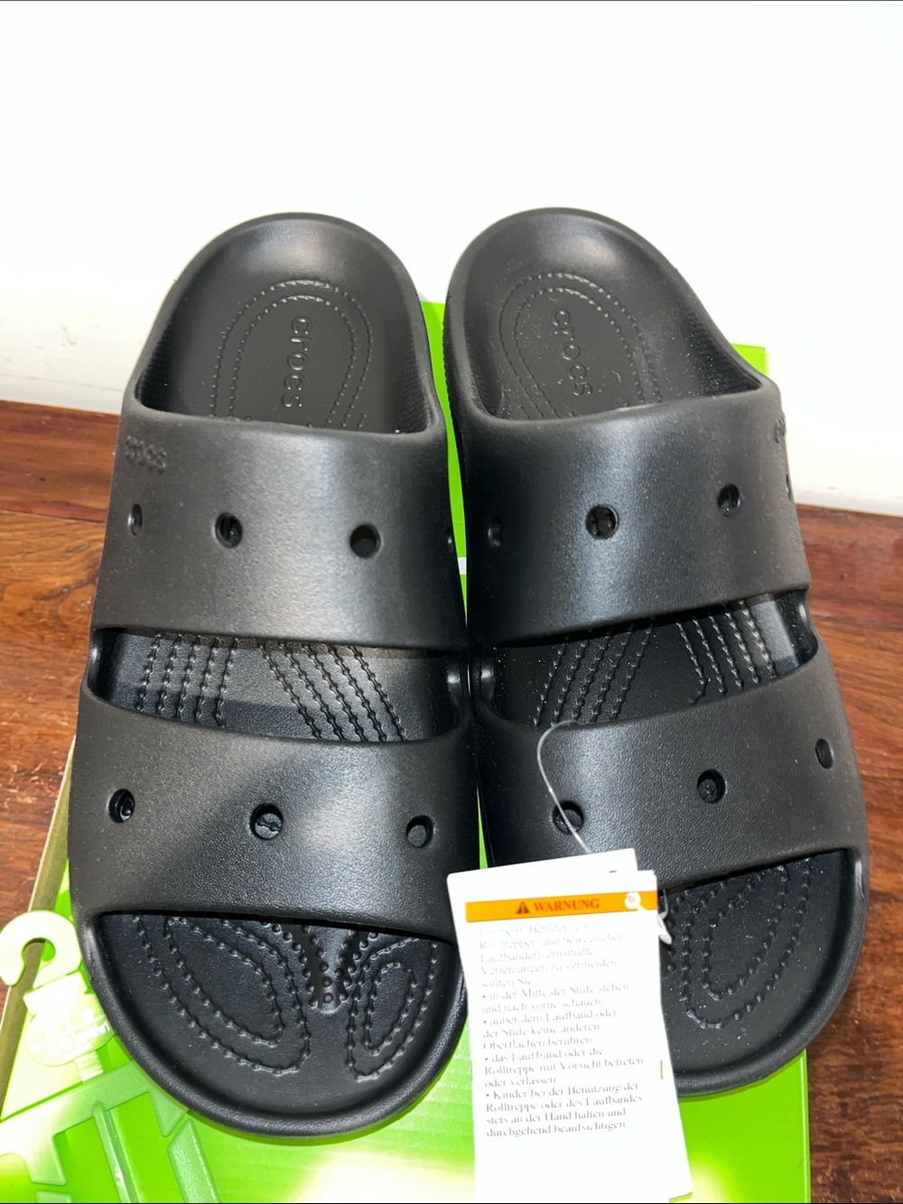 New Classic Crocs Shower Pool Summer Slides Flip Flops Sandals V2 shoes 11 NIB - Picture 2 of 4